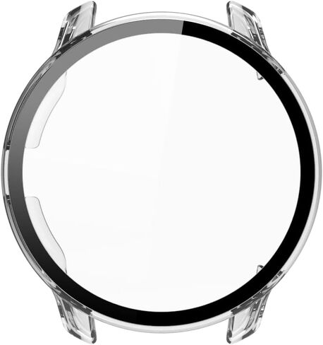 Case with Tempered Glass Screen Protector Compatible for Garmin Venu 2, 9H Hardness 360° All-Round Protective Ultra Thin Protective PC Case Cover for Transparent in Saudi Arabia