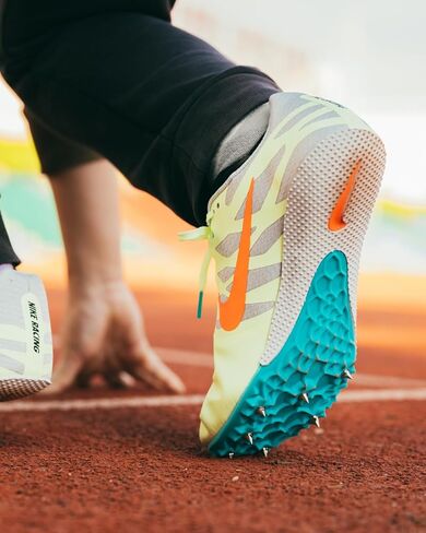 ParaDance Track Spikes for Track Shoes (1/4 Inch), 50 Pcs Steel Replacement Track Spikes for Track and Field/Sprint/Running/Cross Country, with Storage Box and Wrench (Black) in Kuwait