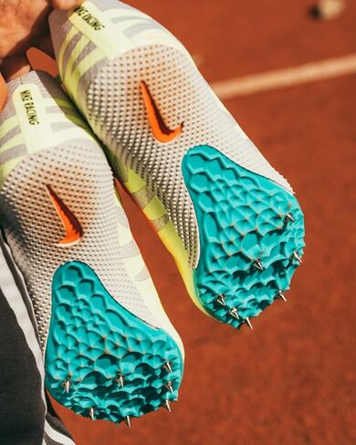 ParaDance Track Spikes for Track Shoes (1/4 Inch), 50 Pcs Steel Replacement Track Spikes for Track and Field/Sprint/Running/Cross Country, with Storage Box and Wrench (Black) in Kuwait