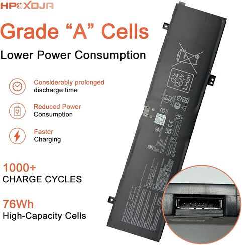 استبدال بطارية C41N2101 لجهاز ASUS G14 GA402 GA402R GA402RJ GA402NI GA402NJ GA402NV Zenbook Pro 14 UM6702RA UM6702RC UX8402ZA UX8402ZE PRO 17 UX6404 TUF Dash F15 FX517 FX517ZC FX517 زي FX517ZM in Saudi Arabia