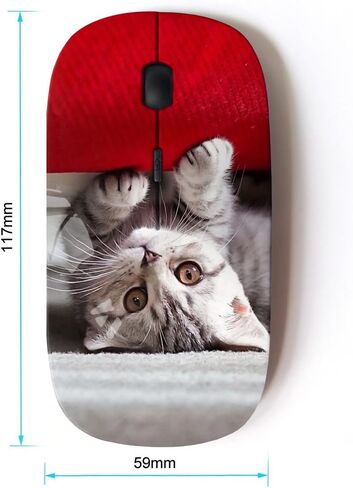 [ Optical 2.4G Wireless Mouse [ Cute American Kitten ] in Saudi Arabia