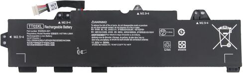 TT03XL 933322-855 بطارية كمبيوتر محمول لسلسلة HP EliteBook 755 G5/ 850 G5/ 850 G6 سلسلة HP ZBook 15U G5 15U G6 932824-1C1 932824-2C1 932824-421 HSTNN-LB8H HSTNN-DB8K HSTNN-UB7T 11.55V 56 ذوي الخوذات البيضاء in Saudi Arabia