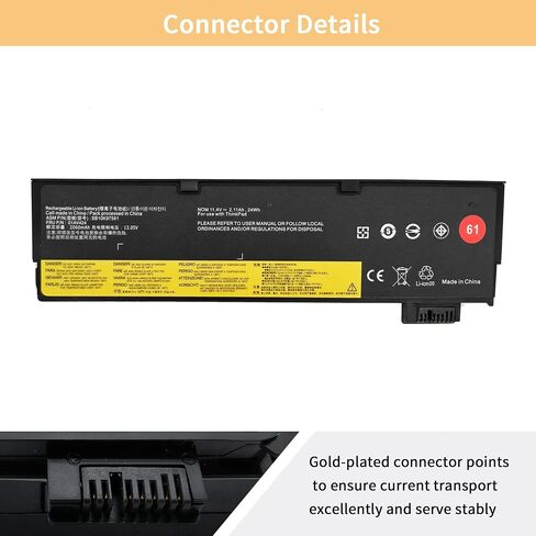 01AV424 01AV423 SB10K97581 Laptop Battery Replacement for Lenovo ThinkPad A475 T470 T570 T480 T580 P51S P52S TP25 Battery 4X50M08810 01AV422 01AV452 SB10K97579 SB10K97580 in Saudi Arabia