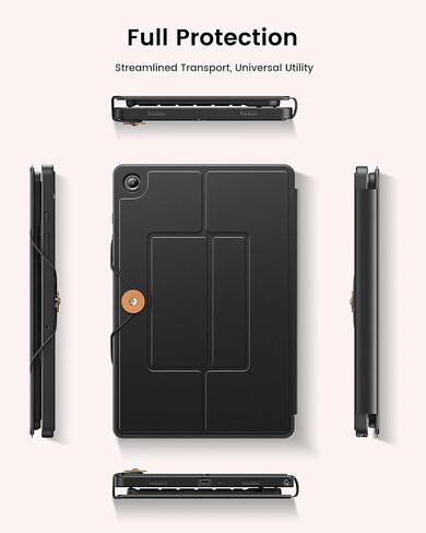 INFILAND Samsung Galaxy Tab A9+/A9 Plus Case with Keyboard and High Precision Trackpad, Slim and Portable Detachable Folder Style Wireless Keyboard Cover for Tab A9+ 11 inch 2023,Charcoal in Kuwait