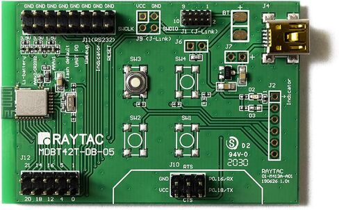 MDBT42T at Command SPP UART Bluetooth Module Demo Board Dev Kit BT5.2 FCC IC CE Telec KC SRRC (Chip Antenna) in Saudi Arabia