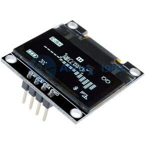 0.96" I2C IIC Serial 128X64 White OLED LCD LED Display Module for Arduino