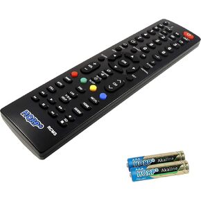 HQRP Remote Control Works with Panasonic TH-50PX500U TH-50PX600U TH-50PX75U TH-50PX500U TH-50PX600U TH-50PX75U TH-42PX6U TH-42PX75U TH-42PX77U TH-42PX80U LCD LED HD TV Smart 1080p 3D Ultra 4K Plasma