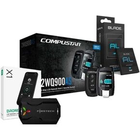 CS2WQ900AS 2-Way 3000-FT Range Remote Start Security Bundled with + (1) Blade-AL Bypass + (1) X1LTE GPS Add On Module
