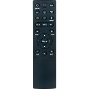 Replacement Remote Control Applicable for TCL Alto 8i 2.1 Channel Dolby Atmos Sound Bar TS8111 TS8132 TS8212 Soundbar Speaker System
