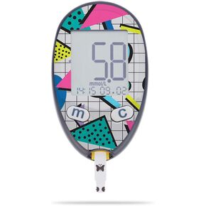 MightySkins Skin Compatible with Abbott Freestyle Freedom Lite - Awesome 80s | Protective, Durable, and Unique Vinyl Decal wrap Cover | Easy to Apply, Remove, and Change Styles | Made in The USA