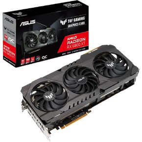 بطاقة الرسومات ASUS TUF Gaming AMD Radeon™ RX 6800 XT OC Edition (PCIe 4.0، 16GB GDDR6، HDMI 2.1، DisplayPort 1.4a، محامل كروية مزدوجة، غطاء من الألومنيوم بالكامل، إطار مقوى، GPU Tweak II) in Kuwait