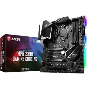 اللوحة الأم للألعاب MSI MPG Z390 Gaming Edge AC LGA1151 (Intel 8th and 9th Gen) M.2 USB 3.1 Gen 2 DDR4 HDMI DP Wi-Fi SLI CFX ATX Z390 in Kuwait