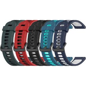 Chofit Replacement Bands Compatible with Spade & Co Health Smartwatch 4 Band,Soft Silicone Sport Wristband Quick Release Watch Strap for Spade & Co Health Smartwatch 4 (5Colors)