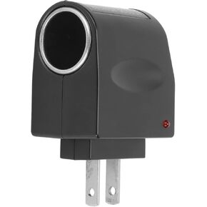 AC to DC Converter, Wall Plug to Car Cigarette Lighter Power Adapter, 110V to 240V AC to 12V DC 1.5A Converter, Multiple Protections, for Inflator, Car Refrigerator(US)