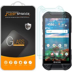 Supershieldz (2 Pack) Designed for Kyocera (DuraForce Pro 2) Tempered Glass Screen Protector, Anti Scratch, Bubble Free