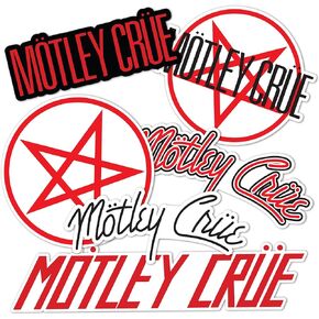 Desert Cactus Motley Crue Sticker Sheet Vinyl Decal Crew Laptop Water Bottle Car Scrapbook (Type 2 V1)