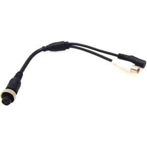 EKYLIN 4 Pin to RCA Adapter, Shockproof Waterproof Female 4-Pin to RCA (A/V) Adapter Wire, RCA to 4-PIN Monitor/Camera Adapter