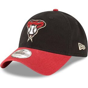 قبعة New Era MLB Core Classic 9TWENTY قابلة للتعديل مقاس واحد يناسب الجميع (أوكلاند لألعاب القوى أخضر أصفر)