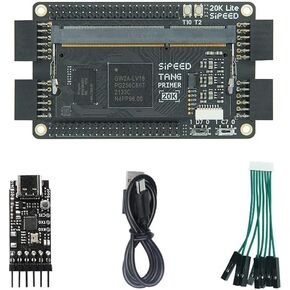 youyeetoo Sipeed Tang Primer 20K FPGA Development Board MCU, with LUT4, PMOD Port *4, for RISC-V and Embedded Development (Lite ext-Board Version)