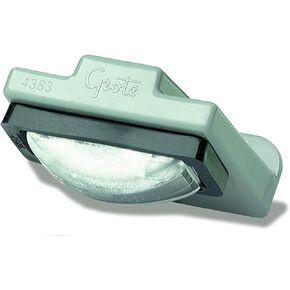 Grote 60691 - Micronova Multi-Volt Led License Plate Light - Horizontal Mount, Black