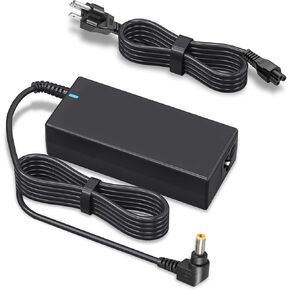 19V AC/DC Adapter LCD Monitor Charger, for HP Pavilion 20 21.5 23 23.8 25 27 Inch 22cwa 25vx 22bw 23bw 23cw 24ea 24es 25bw 25es 25xw 27bw 27xi 27er Power Supply Cord IPS LED Backlit Full HD Display