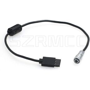 SZRMCC Power Supply Cable Weipu 2pin Cable Adapter for DJI Ronin S Gimbal to BMPCC 4K 6K Camera Blackmagic Design Pocket Cinema Camera(Straight Cable)