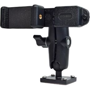 Universal Handheld Radio and CB Microphone Hanger, with Adhesive Back and Pre Drill Holes with Self-tapping Screw for Baofeng Midland Kenwood Motorola Radio