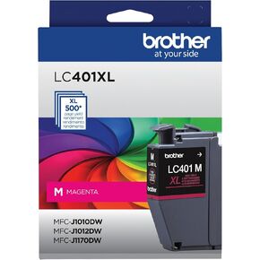 Brother Genuine LC401XLM High Yield Magenta Ink Cartridge