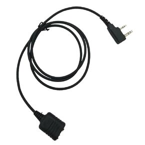Two Way Radio Shoulder Mic Microphone Headset Earpiece Extension Cable for Baofeng Retevis Kenwood 2 Pin Walkie Talkies uv5r uv-5r uv 5r bf-f8hp