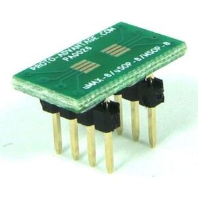 (Qty 3) Proto-Advantage PA0026 uMAX-8/uSOP-8/MSOP-8 to DIP-8 SMT Adapter (0.65 mm Pitch)