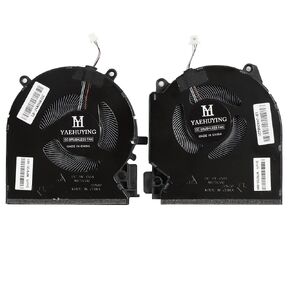 New CPU + GPU Cooling Fan Replacement for HP Victus 7/8 TPN-Q263 TPN-Q264 RTX3050 16-D16-E 16-D0111TX 16-e0011ns Series Laptop 60W DC5V 0.6A 10H Fan M75721-001 M75723-001