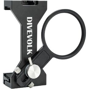 DIVEVOLK Expansion Clamp with 67mm Lens Adapter