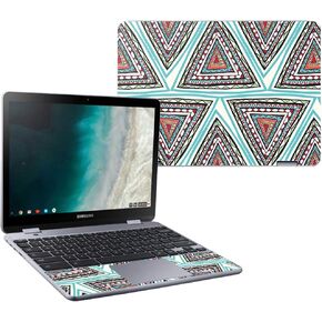 MightySkins Skin Compatible with Samsung Chromebook Plus LTE (2018) - Bandana | Protective, Durable, and Unique Vinyl Decal wrap Cover | Easy to Apply, Remove, and Change Styles | Made in The USA