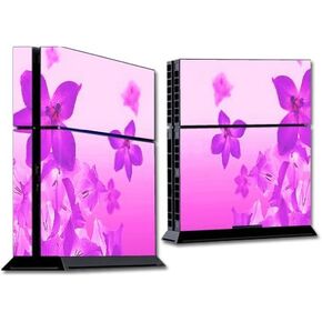 MightySkins Skin Compatible with Sony Playstation 4 PS4 Console wrap Sticker Skins Pink Flowers