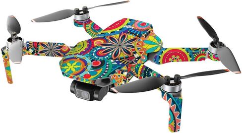 MightySkins متوافقة مع طائرة DJI Mini 2 المحمولة بدون طيار - الجنة | غطاء ملتف واقٍ ومتين وفريد ​​من نوعه من الفينيل | سهل التطبيق والإزالة وتغيير الأنماط | صنع في الولايات المتحدة الأمريكية in Kuwait