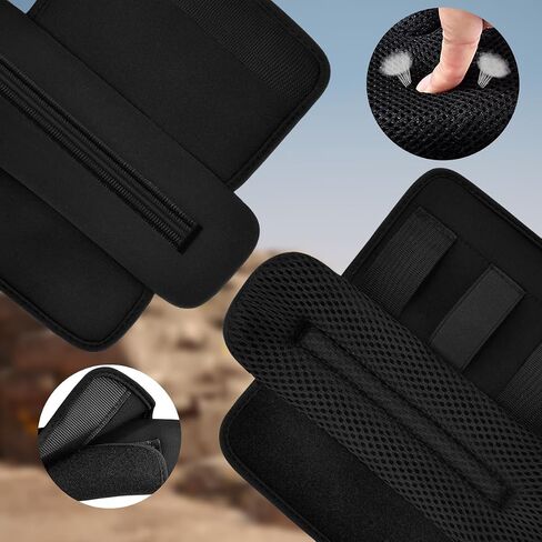ZINZ 2-Pack Universal Wide Shoulder Pad with Ultra Thick Cushion for Bag Luggage Backpack Bag Crossbody in Kuwait