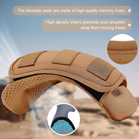 ZINZ 2-Pack Universal Wide Shoulder Pad with Ultra Thick Cushion for Bag Luggage Backpack Bag Crossbody in Kuwait