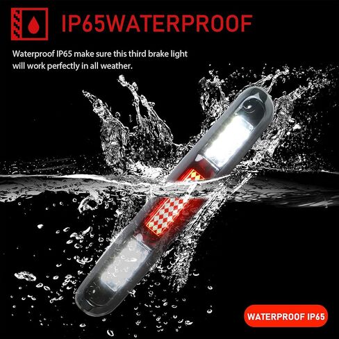 Led الثالث ضوء الفرامل الثالث ضوء البضائع ارتفاع جبل وقف الضوء صالح لشيفي سيلفرادو/صالح لجي إم سي سييرا 1500 2500HD 3500HD 2007-2013 (عدسة الدخان) in Kuwait