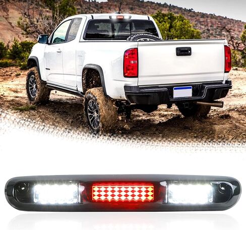 Led الثالث ضوء الفرامل الثالث ضوء البضائع ارتفاع جبل وقف الضوء صالح لشيفي سيلفرادو/صالح لجي إم سي سييرا 1500 2500HD 3500HD 2007-2013 (عدسة الدخان) in Kuwait