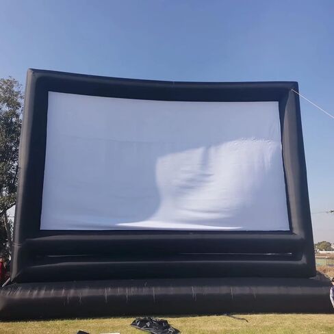 شاشة أفلام قابلة للنفخ بطول 41 قدمًا/40 قدمًا في الهواء الطلق باستثناء المنافيخ - الإسقاط الأمامي والخلفي - شاشة عرض تجارية للمدرسة، والكنائس، والحفلات الكبرى، ومسرح القيادة (41 قدمًا بدون منفاخ) in Kuwait