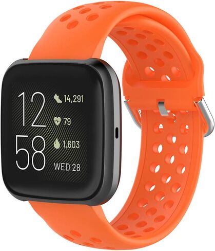 سوار KOMI متوافق مع ساعة Fitbit Versa 2، حزام بديل من السيليكون الناعم لساعة اللياقة الذكية Fitbit Versa/Versa Lite/SE in Kuwait