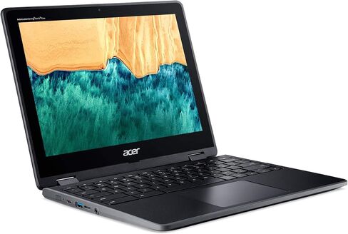 جهاز Acer Chromebook Spin 512، مقاس 12 بوصة، معالج Celeron، بسرعة 1.60 جيجاهرتز، وذاكرة وصول عشوائي 4 جيجابايت، وذاكرة وصول عشوائي 32 جيجابايت، ونظام تشغيل Chrome OS (متجدد) in Saudi Arabia