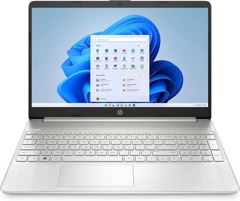 2022 HP كمبيوتر محمول 15-DY2702DX شاشة لمس عالية الدقة 15.6 بوصة، Intel Core i3-1115G4، Intel UHD Graphics 8GB DDR4 RAM 256GB SSD Storage، Windows 11 Home، فضي طبيعي (متجدد) in Saudi Arabia