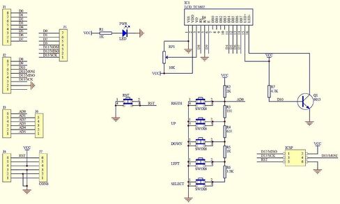 درع لوحة المفاتيح RedTagCanada لـ 1602 1602A LCD لوحة درع التوسعة الخلفية الزرقاء 4.5-5.5V لـ Arduino لـ UNO R3 MEGA2560 Nano بسبب Duemilanove Robot in Saudi Arabia