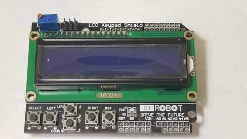 درع لوحة المفاتيح RedTagCanada لـ 1602 1602A LCD لوحة درع التوسعة الخلفية الزرقاء 4.5-5.5V لـ Arduino لـ UNO R3 MEGA2560 Nano بسبب Duemilanove Robot in Saudi Arabia