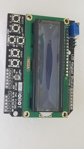درع لوحة المفاتيح RedTagCanada لـ 1602 1602A LCD لوحة درع التوسعة الخلفية الزرقاء 4.5-5.5V لـ Arduino لـ UNO R3 MEGA2560 Nano بسبب Duemilanove Robot in Saudi Arabia