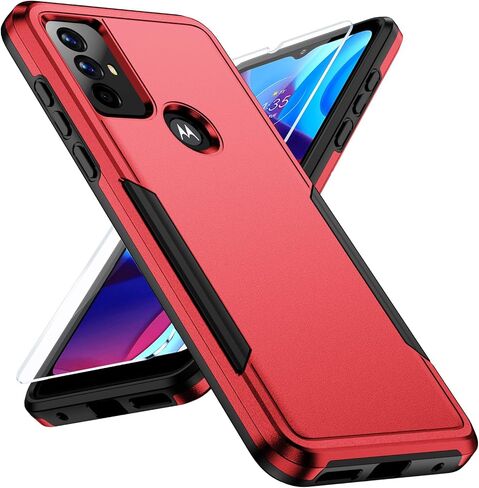 Vinve for Moto G Stylus 5G 2024 Case with HD Screen Protector, Military-Grade Shockproof & Dual-Layer Protection, Anti-Slip Grip Design Phone Case，Blue in Saudi Arabia