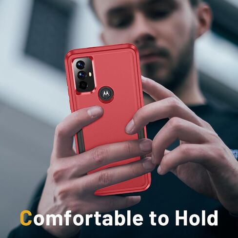 Vinve for Moto G Stylus 5G 2024 Case with HD Screen Protector, Military-Grade Shockproof & Dual-Layer Protection, Anti-Slip Grip Design Phone Case，Blue in Saudi Arabia