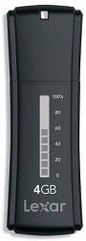 محرك أقراص فلاش Lexar JumpDrive Secure II Plus سعة 4 جيجابايت USB 2.0 LJDSEP4GBASBNA in Kuwait