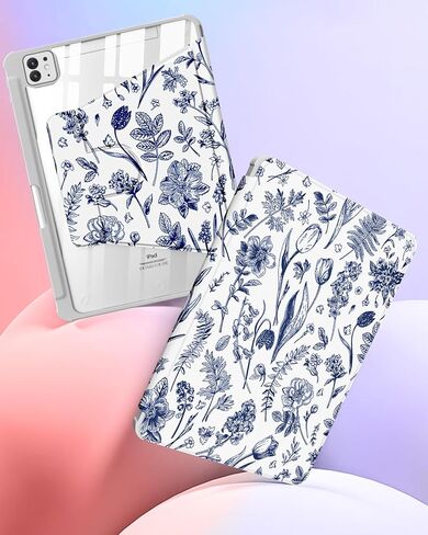 for iPad Pro 13 Inch Case M4 2024 - for Women Girls Kids Cute Folio Cover with Pencil Holder Girly Strawberry Pretty Design Rotating Stand for iPad Pro 13 Inch Case 2024 (A2925 A2926 A3007) in Kuwait